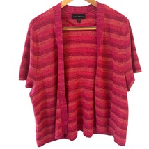 Lane Bryant Womens Cardigan SZ 18/20 Open Front Colorful Bohemian Coasta... - $330.88 MXN