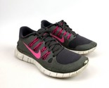 Nike Womens Free 5.0 Plus 580591-060 Gray Running Shoes Sneakers Size 7 - £23.05 GBP