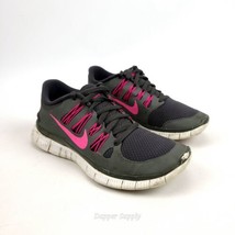 Nike Womens Free 5.0 Plus 580591-060 Gray Running Shoes Sneakers Size 7 - £22.94 GBP