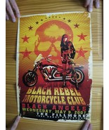Black Rebel Moto Club Poster Brmc B.R.M.C. 2007 Fillmore Black Angels Ma... - $86.89 CAD