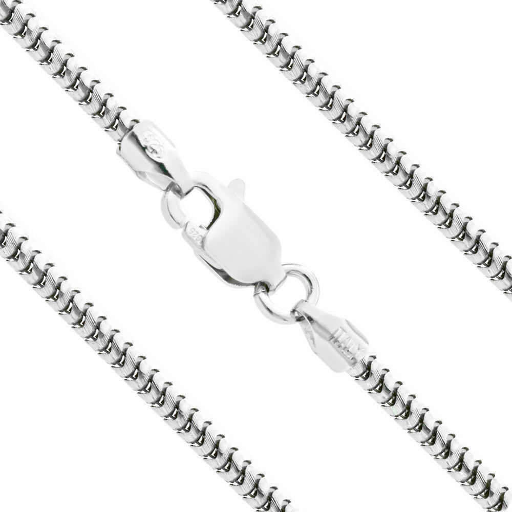 Primary image for 1.2mm Men/Women Stylish  Italian 925 Silver Snake Link Italian Chain Necklace