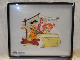 Flintstones 2000 Viva Rock Vegas Framed Sericel - Flintstone Family in Car - £55.09 GBP
