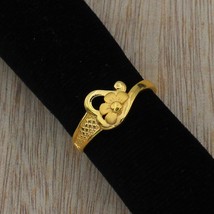 Pure 22kt Solid Yellow Gold Ring Jewelry 6.25 sz all size, handmade gold... - £322.51 GBP