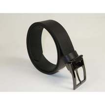 Men's Belt By PICCODER Turkey Genuine Leather Textured 3913 Black image 2