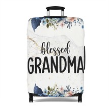 Luggage Cover, Floral, Blessed Grandma, awd-729 - £37.03 GBP+