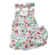 9 Month Girl Sterling Baby 3 piece Sun Dress Diaper cover head band - $8.90