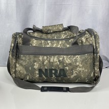 NRA Digital Camo Carrying Bag Military Duffle Tote Equipment Bag 20x10x9 - $11.61