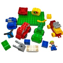 Lego Duplo Building Blocks 25 piece cars and platform - £19.18 GBP