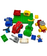 Lego Duplo Building Blocks 25 piece cars and platform - $32.90 CAD