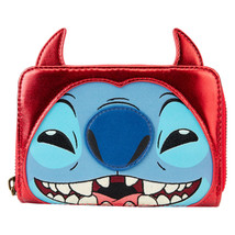 Disney Stitch Devil Cosplay Zip Around Wallet - £48.32 GBP