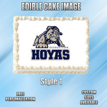 Georgetown Edible Image Topper Cupcake Frosting 1/4 Sheet 8.5 x 11&quot; - $11.75