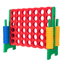 Jumbo 4-To-Score Game Set Giant 4 In A Row Kids Adults 42 Jumbo Rings - £182.24 GBP