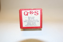 QRS Q-172 The Sidewalks of New York (Marimba Waltz) Piano Roll Scott &amp; Watters - £7.00 GBP