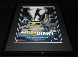 Rum Diary 2011 Johnny Depp Framed 11x14 ORIGINAL Advertisement - £27.69 GBP