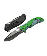 New Rite Edge 4.5 Bright Green Eagle Inlay Folder Knife - £13.23 GBP