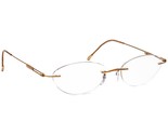 Silhouette Eyeglasses 7524 40 6089 Marigold Rimless Frame Austria 50[]17... - $2,762.30 MXN