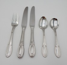 Wallace Impero Stainless 18/10 Pieces Knives Fork Teaspoon Spoon Lot of 5 - £14.85 GBP