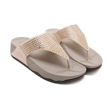 Women shoes Summer Fashion Leather Woman Non-slip Flip Flops Wees Sandals Female - £30.78 GBP