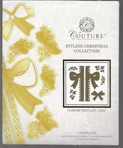 Couture. Stylish Christmas Collection Closure Template 18582 Die Set. Ca... - $10.71