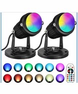 SUNVIE Spotlight Outdoor 120v RGB LED Color Changing Landscape Lights In... - €34,22 EUR