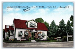 Lorna Doone Restaurant Epsom New Hampshire NH Linen Postcard H20 - $2.92