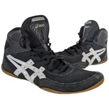 Asics Wrestling Shoes Matflex 7 Black Mens Size 8 White 1081A051 High Sc... - £35.28 GBP