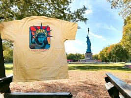 MSDN Microsoft Fall Internet World 90’s Single Stitch Sz XL T-shirt Yell... - $64.87