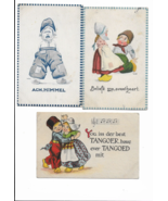 Lot Of 3 early 1900s Vintage Humorous Postcards-Pre WWI - $182.30 MXN