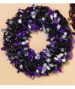 Gerson wreath purple silver fall Halloween spiders 16” - $29.99