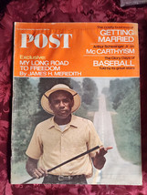 Saturday Evening Post August 13 1966 James H Meredith Marcello Mastroianni - £6.91 GBP