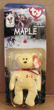 Maple The Bear -1996 Mc Donalds Ty Beanie Baby 1993, Oak Brook - £2.30 GBP