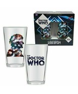 Doctor Who Anniversary Third Doctor 16 oz. Glass Set of 2   - £11.91 GBP