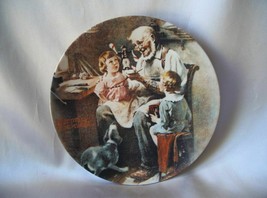 Vintage collector plate Norman Rockwell The Toymaker from 1977 - £16.43 GBP