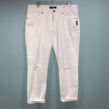 Silver Jeans Boyfriend Super Stretch Women’s Size W29/L25 Distressed Den... - £13.37 GBP