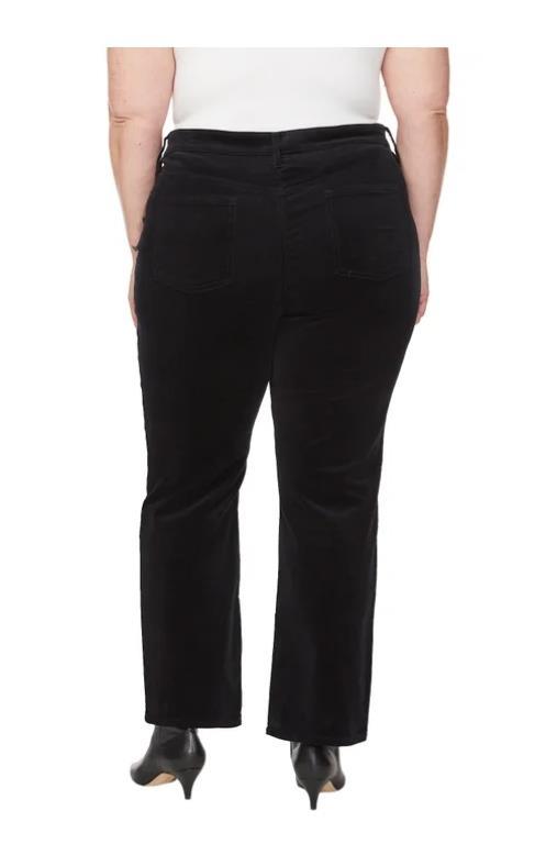 Buffalo Womens Pants Black Corduroy Straight Leg Stretch 5-Pocket Belt Loops Item image 6