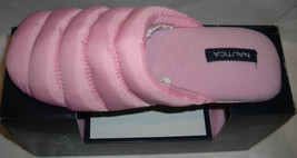 Nautica: Memory Foam Tech Womens Pink Slippers Scuffs Medium 6.5-7.5 - £15.32 GBP