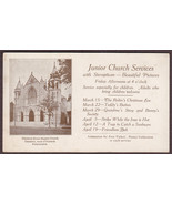 Philadelphia Chestnut St. Baptist Church Private Mailing Card Postcard - £9.63 GBP