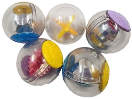 Fisher Price Roll a Rounds Sensory Balls Lot of 5 Replacement Set Baby T... - $15.83