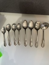 lot Oneidacraft Deluxe CHATEAU Oneida Stainless Serving tea table spoons ladle - £19.74 GBP