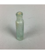 Antique Small Green Glass Bottle Apothecary - 3.5”H - $11.88 CAD