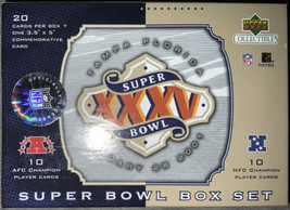 Football Super Bowl XXXV, 20 Card Box Set (Upper Deck, 2001) COMPLETE - £14.98 GBP