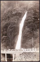 Horsetail Falls, OR on Columbia River Highway RPPC - Pub. Cross &amp; Dimmitt #12 - £9.62 GBP