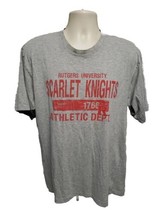 Rutgers University Scarlet Knights 1766 Athletic Dept Adult Large Gray TShirt - £15.29 GBP