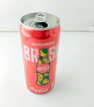 Coca Cola India Coke Empty Can 300ml Brasil 2014 FIFA World Cup Brazil Rare - £27.56 GBP