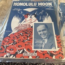 Honolulu Moon 1926 Vintage Sheet Music Vic Meyers - £7.45 GBP
