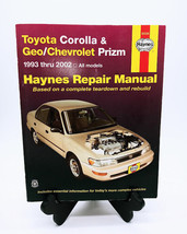 Haynes Repair Manual 92036 Toyota Corolla &amp; Geo/Chevrolet Prism 1993-2002 - £14.11 GBP