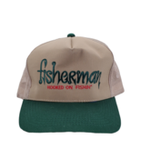 Vintage Fishing Hat SnapBack Trucker  80’s Cotton Hooked On Fishin&#39; Outd... - $461.28 MXN