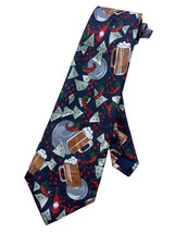 Men&#39;s Beer and Nachos Jalapeno Chili Peppers Fast Food Snack Restaurant ... - $14.80