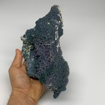 2.35 lbs, 10.6&quot;x4.1&quot;x2.1&quot;, Natural Rough Grape Agate Crystal Mineral Spe... - £337.31 GBP