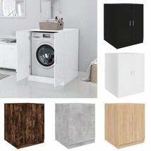 Modern Wooden Rectangular 2 Door Washing Machine Storage Cabinet Utility Unit - £95.95 GBP+